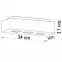 Stropná Lampa Atlanta 3 WHITE A-068,4
