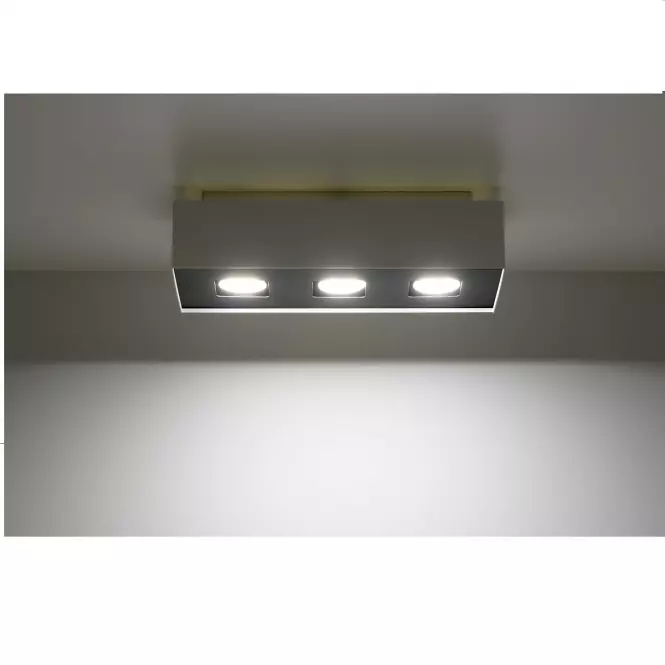 Stropná Lampa Atlanta 3 WHITE A-068