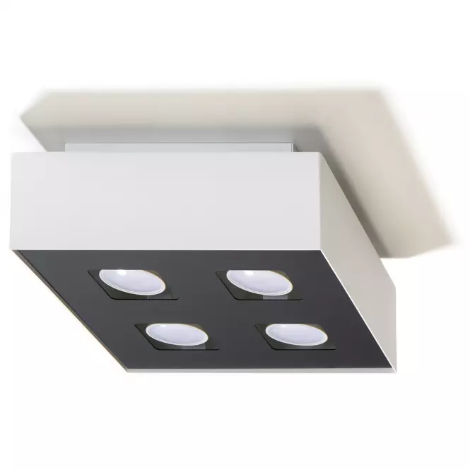 Stropná Lampa Atlanta 4 WHITE A-069
