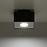 Stropná Lampa Atlanta 1 BLACK A-070