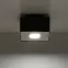 Stropná Lampa Atlanta 1 BLACK A-070