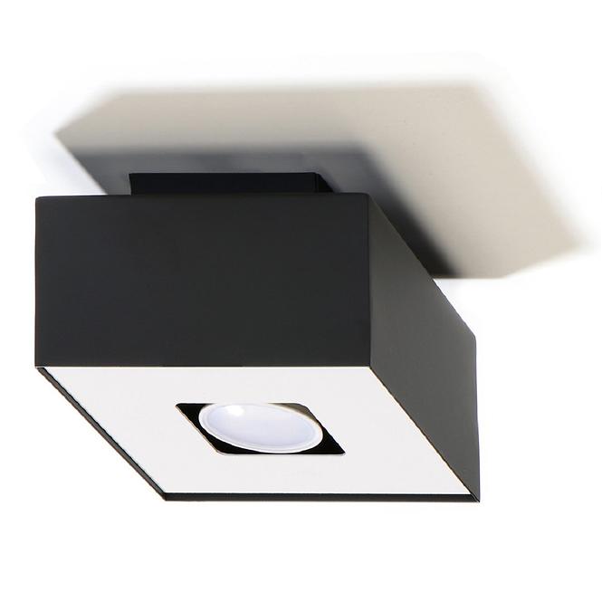 Stropná Lampa Atlanta 1 BLACK A-070