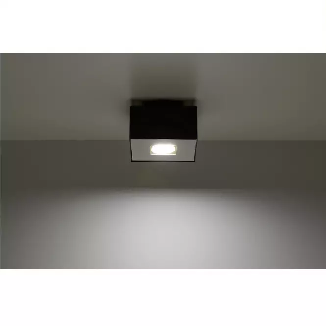 Stropná Lampa Atlanta 1 BLACK A-070