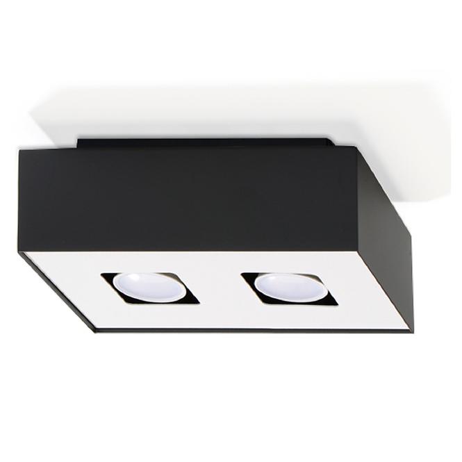 Stropná Lampa Atlanta 2 BLACK A-071
