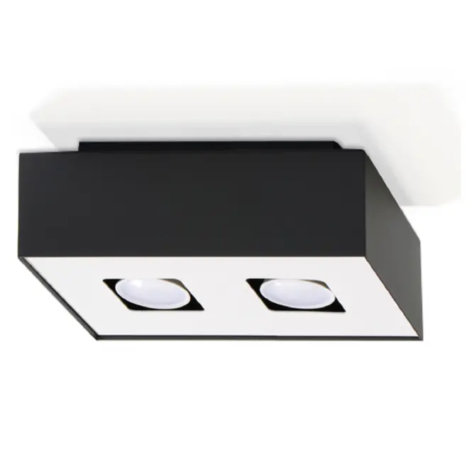 Stropná Lampa Atlanta 2 BLACK A-071,2