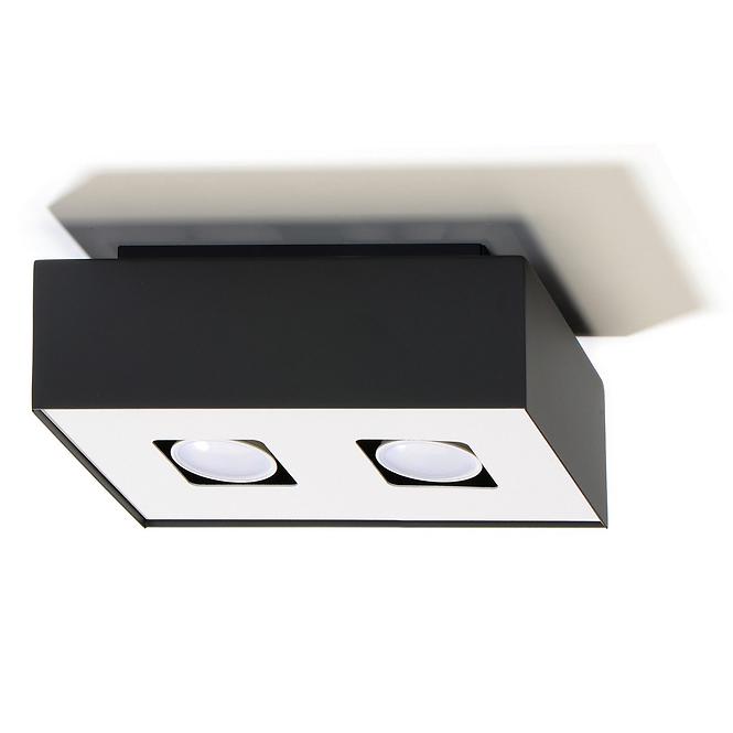 Stropná Lampa Atlanta 2 BLACK A-071