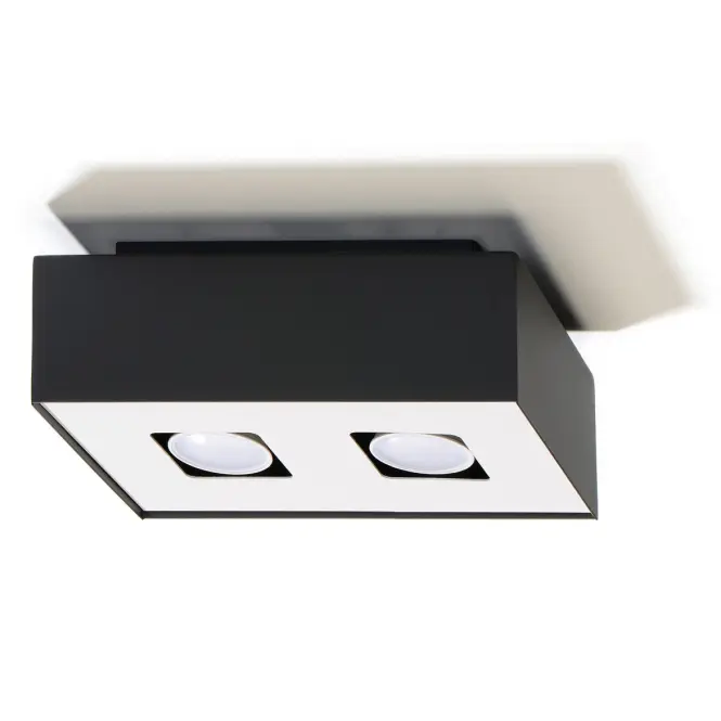 Stropná Lampa Atlanta 2 BLACK A-071,3