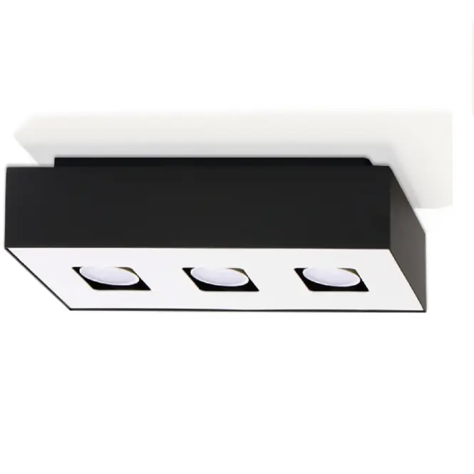 Stropná Lampa Atlanta 3 BLACK A-072,2