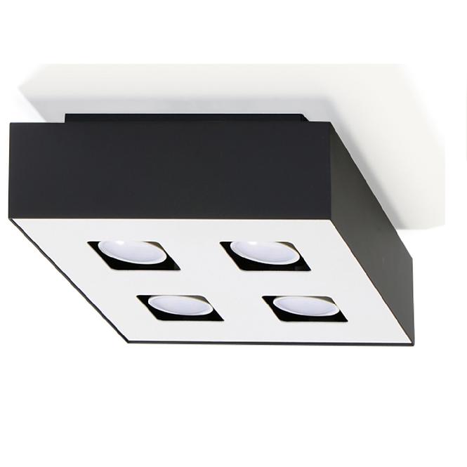 Stropná Lampa Atlanta 4 BLACK A-073
