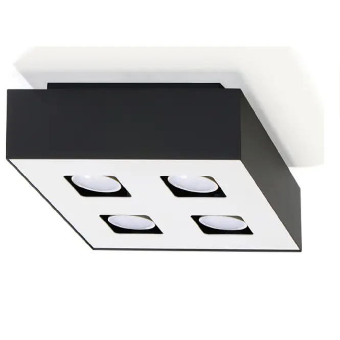 Stropná Lampa Atlanta 4 BLACK A-073,2