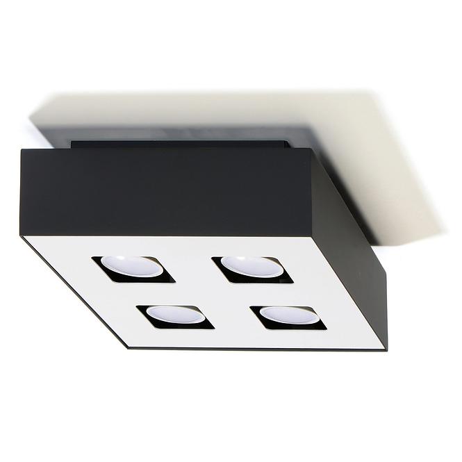Stropná Lampa Atlanta 4 BLACK A-073