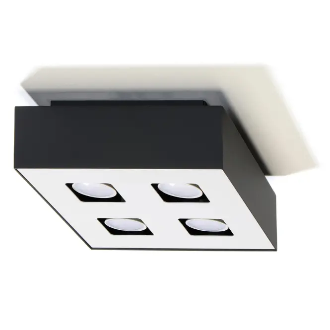 Stropná Lampa Atlanta 4 BLACK A-073,3