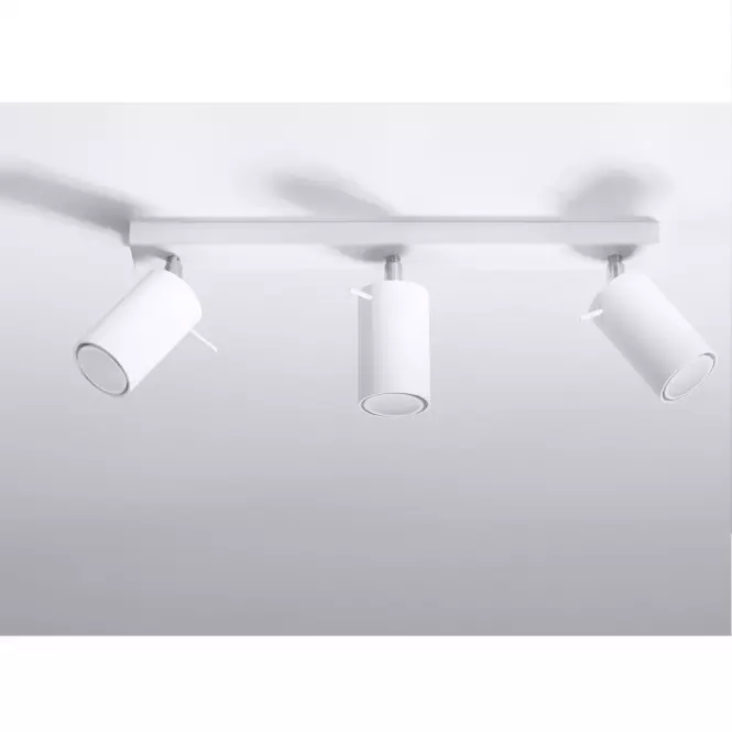 Stropná Lampa Oregon 3 WHITE A-089