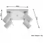 Stropná Lampa Oregon 4 WHITE A-090,4