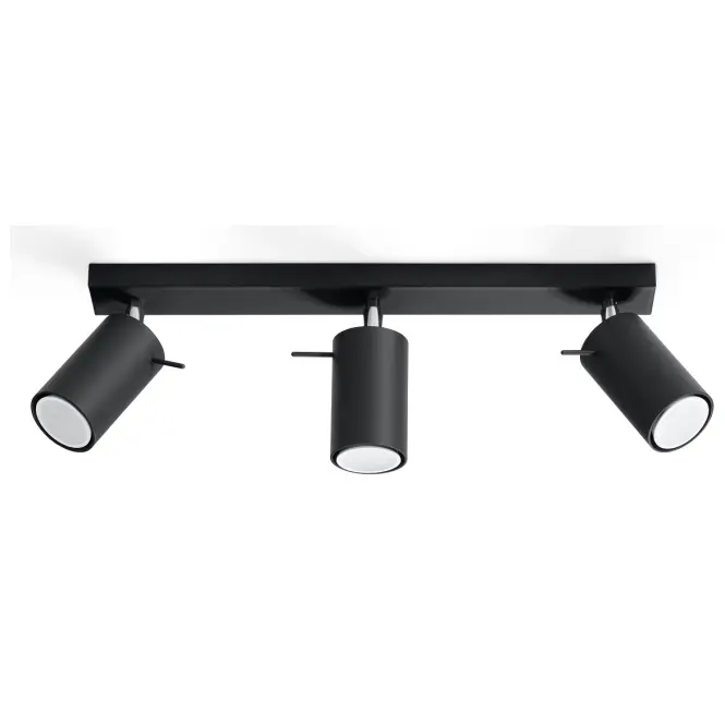 Stropná Lampa Oregon 3 BLACK A-093,2