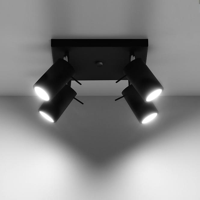 Stropná Lampa Oregon 4 BLACK A-094