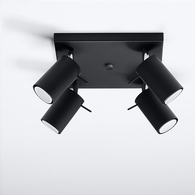Stropná Lampa Oregon 4 BLACK A-094