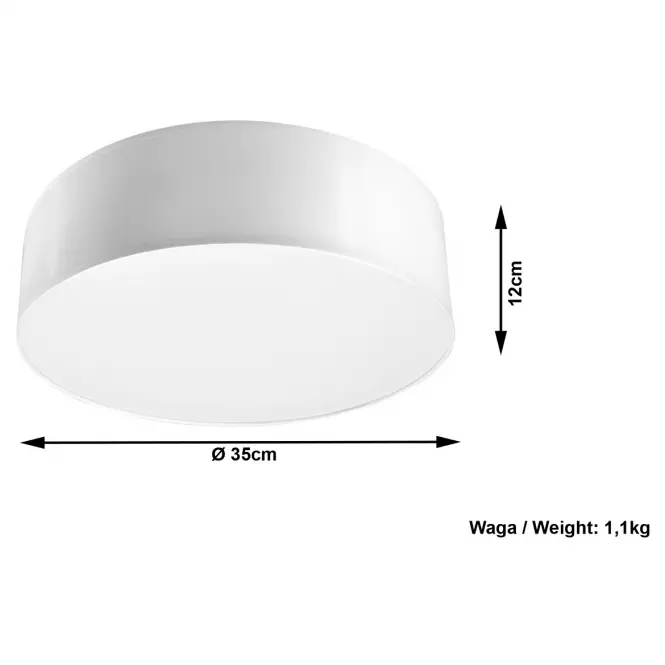 Stropná Lampa Nebraska 35 WHITE A-1