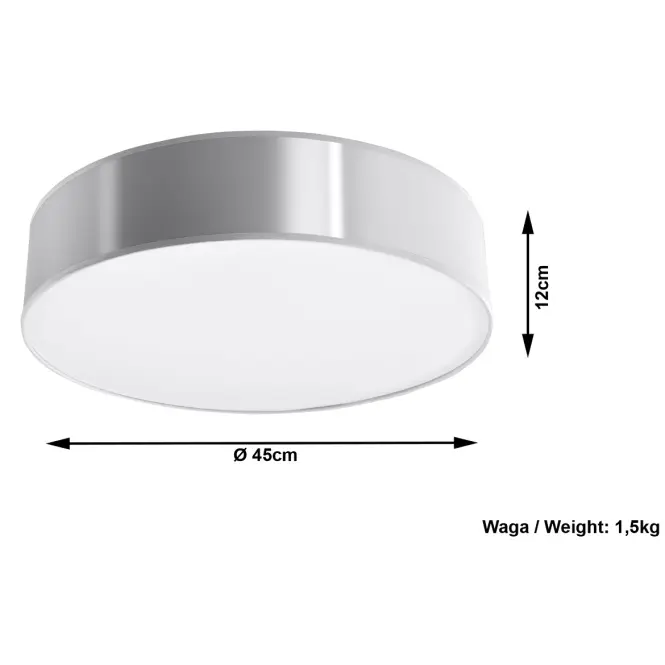 Stropná Lampa Nebraska 35 GREY A-12,4