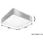 Stropná Lampa Montana 35 GREY A-137,4