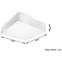 Stropná Lampa Montana 35 WHITE A-13,4
