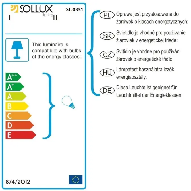 Stropná Lampa Oregon 4L WHITE A-331,5
