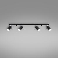 Stropná Lampa Oregon 4L BLACK A-332