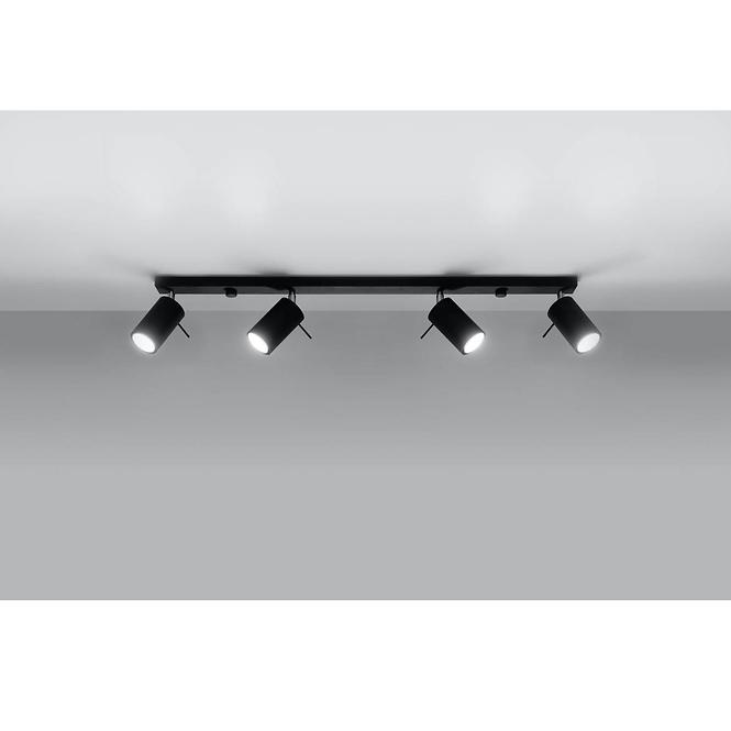 Stropná Lampa Oregon 4L BLACK A-332