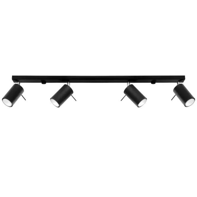 Stropná Lampa Oregon 4L BLACK A-332