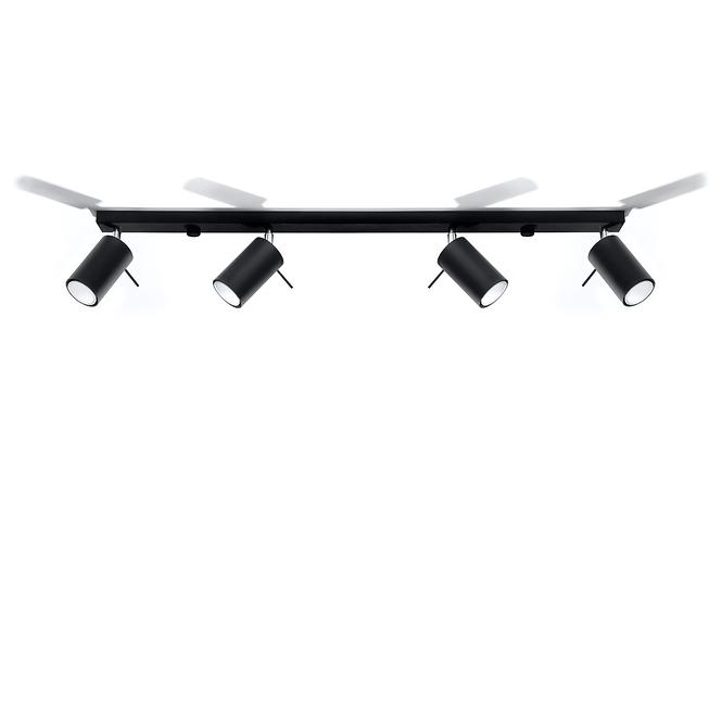 Stropná Lampa Oregon 4L BLACK A-332