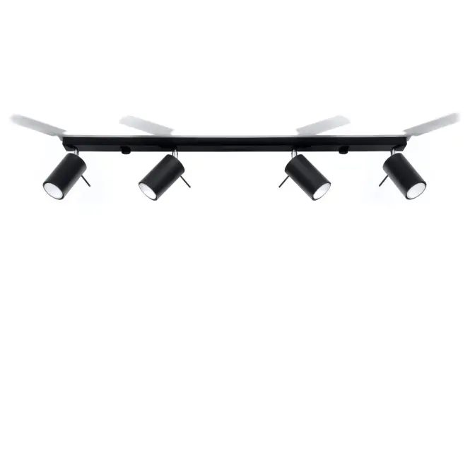 Stropná Lampa Oregon 4L BLACK A-332,4
