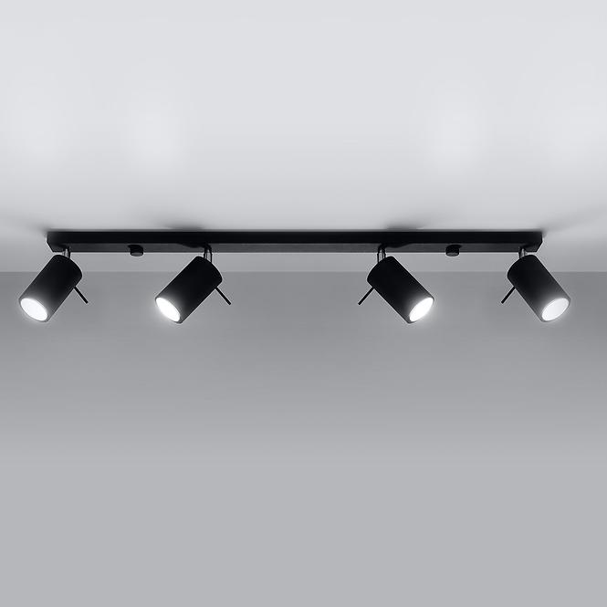 Stropná Lampa Oregon 4L BLACK A-332
