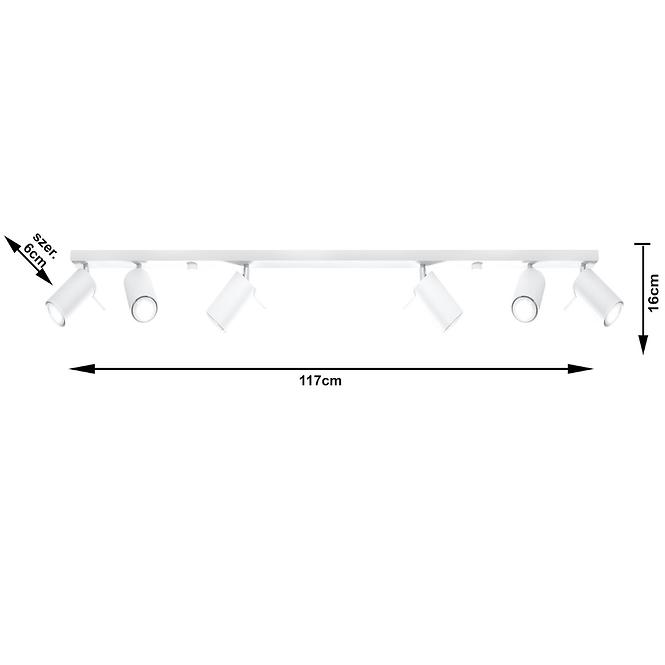 Stropná Lampa Oregon 6L WHITE A-333