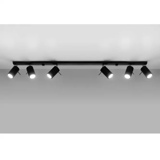 Stropná Lampa Oregon 6L BLACK A-334