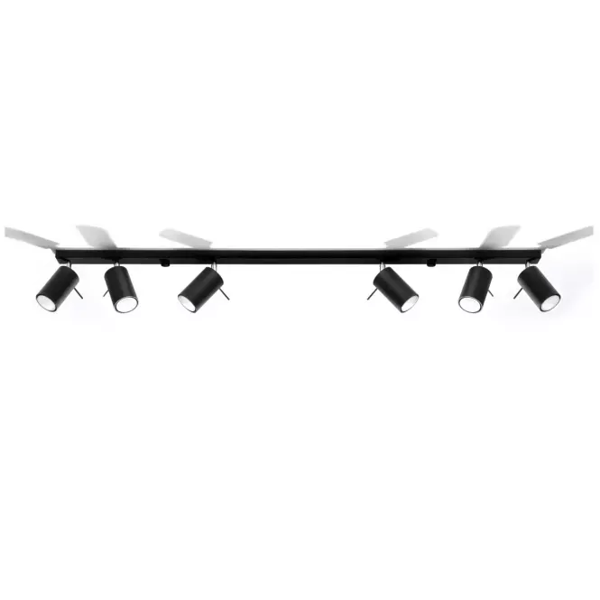 Stropná Lampa Oregon 6L BLACK A-334