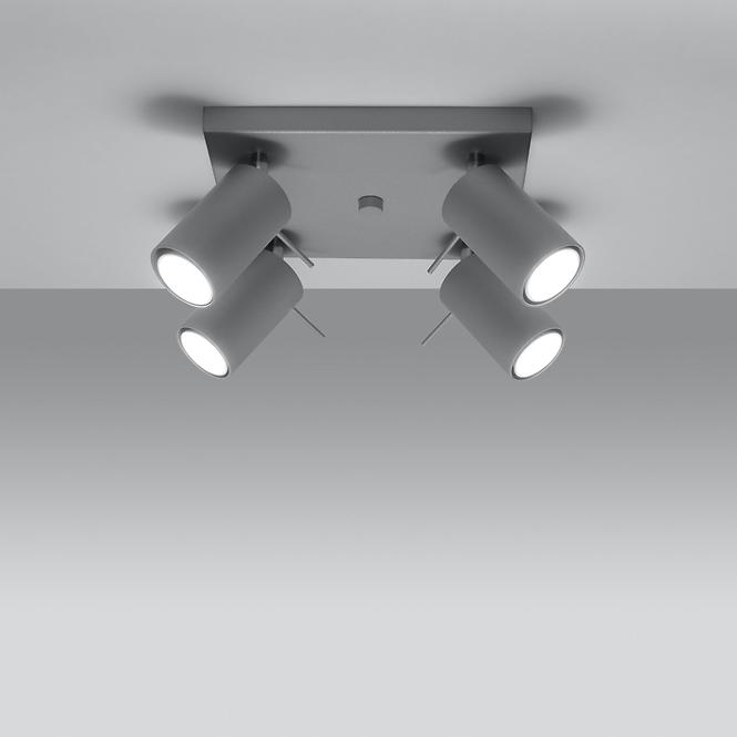Stropná Lampa Oregon 4 BLACK A-452