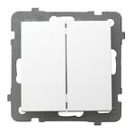 Vypínač biely 59SE ŁP-10G/m