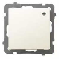 Vypínač ecru 59SE ŁP-4G/m