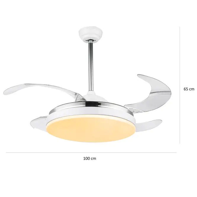 Stropný ventilátor s osvetlením  0351 PL1,4