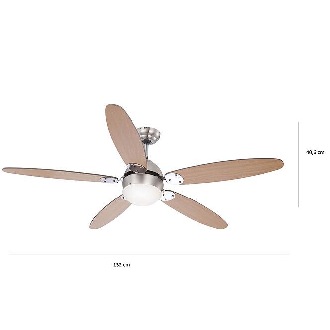 Stropný ventilátor s osvetlením 0308 PL1,2