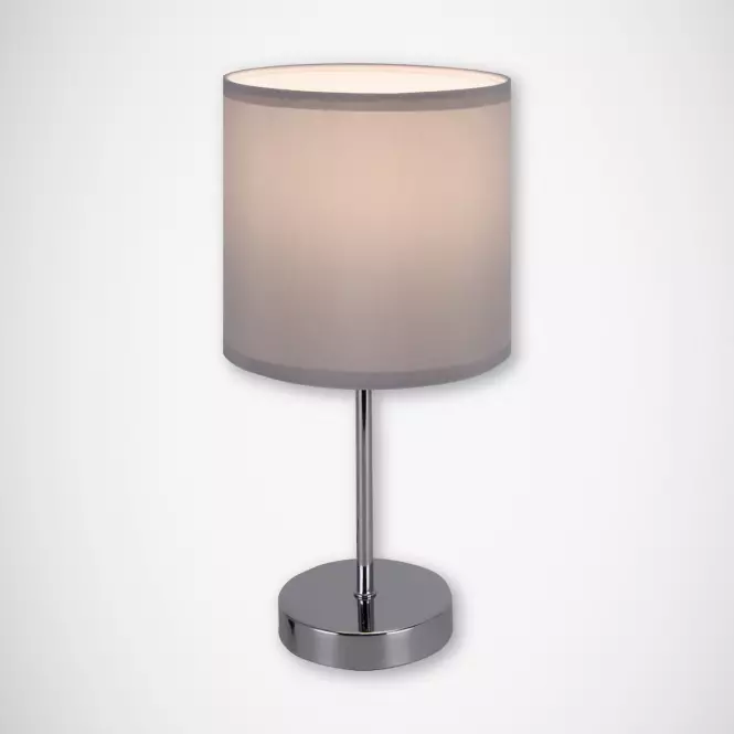 Stolná lampa AGNES 03147 E14 sivá