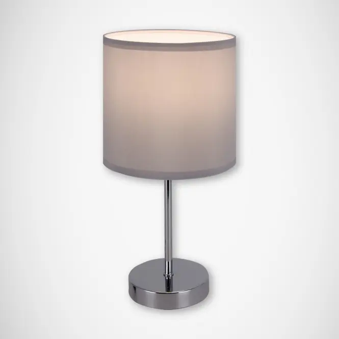 Stolná lampa AGNES 03147 E14 sivá