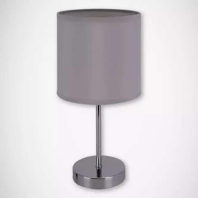Stolná lampa AGNES 03147 E14 sivá
