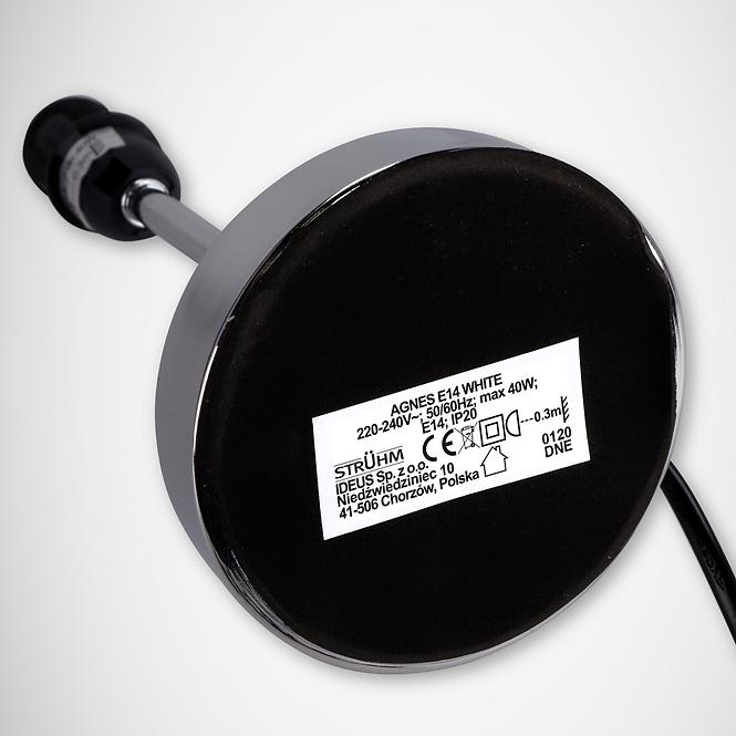 Stolná lampa AGNES 03147 E14 sivá,7