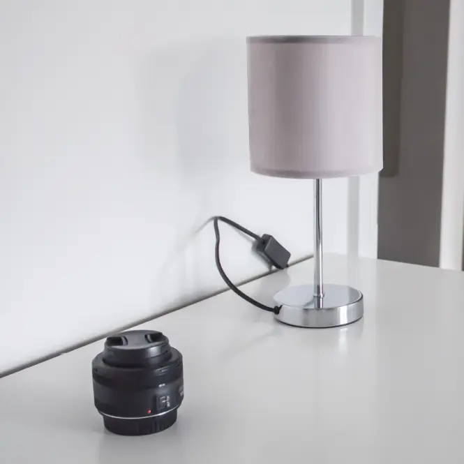 Stolná lampa AGNES 03147 E14 sivá,8