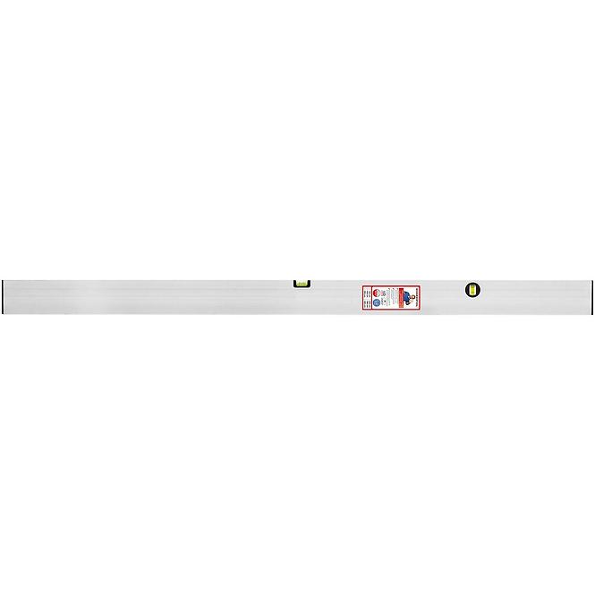 Hliníková vodováha s horizontálnym a vertikálnym ukazovateľom 200 cm SCHEDPOL