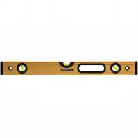 Zlatá vodováha MAX Professional s horizontálnym a vertikálnym ukazovateľom s magnetmi 60 cm SCHEDPOL
