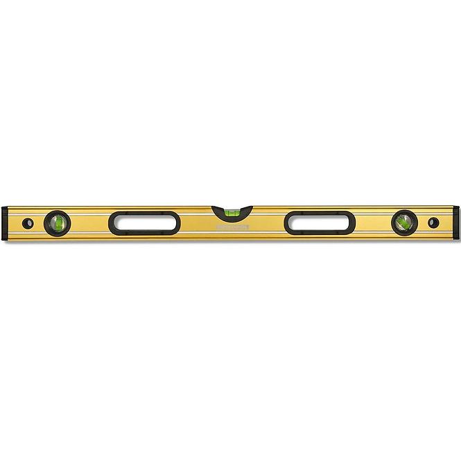 Zlatá vodováha MAX Professional s horizontálnym a vertikálnym ukazovateľom s magnetmi 100 cm SCHEDPOL
