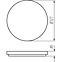 Stropné svietidlo Varso Led 24w-Nw-O 26445,3