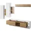 Obývacia stena Alva dub grande /biely mat,2